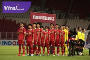 Starting eleven Timnas U-20 proyeksi Piala Asia U-20. Foto : pssi
