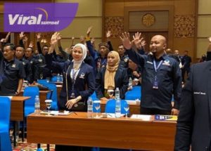 Kader DPP NasDem Renny Astuti saat menghadiri rapat koordinasi dan konsolidasi DPW Nasdem Sumsel di Hotel Aryaduta Minggu, 26 Februari 2023. Foto : viralsumsel.com/fia