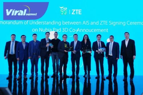 ZTE Corporation (0763.HK / 000063.SZ), meluncurkan tablet 3D•AI pertama di dunia - nubia Pad 3D di Mobile World Congress 2023. Foto : ist