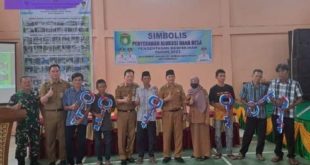Walikota Prabumulih Ir. H. Ridho Yahya, MM melaksanakan Penyerahan Alokasi Dana Desa Tahun 2023 di Desa Rambang Senuling, Selasa (14/3/2023). Foto : viralsumsel.com/mal