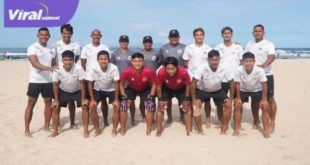 Tim Nasional (Timnas) sepak bola pantai Indonesia boyong 12 pemain untuk Piala AFC. Foto : pssi