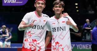 Juara bertahan All England sektor ganda putra, Bagas Maulana/Muhammad Shohibul Fikri harus bekerja keras di laga pembuka All England 2023. Foto : pbsi
