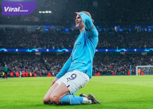 Penyerang Manchester City, Erling Haaland cetak lima gol. Foto : igmancity