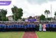 Wakil Bupati OKI, H.M. Dja'far Shodiq mengangkat dan mengambil sumpah/janji 274 PNS dan Jabatan Fungsional di Halaman Kantor Bupati OKI, Senin (20/03/2023). Foto : viralsumsel.com/fir