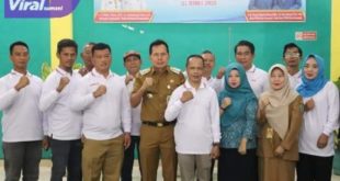 Walikota Kota Prabumulih Ir. H. Ridho Yahya menghadiri kegiatan Pengukuhan Satgas Bersih, Rapi, Nyaman, Indah (BERANI), Senin (27/3/2023). Foto : viralsumsel.com/mal