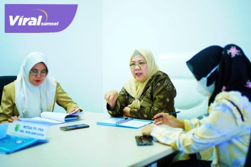 Ketua TP PKK Muba Hj Asna Aini Apriyadi pimpin Rapat Pengurus, di Sekretariat PKK Muba, Selasa (28/3/2023). Foto : viralsumsel.com/dev Ketua TP PKK Muba Hj Asna Aini Apriyadi pimpin Rapat Pengurus, di Sekretariat PKK Muba, Selasa (28/3/2023). Foto : viralsumsel.com/dev