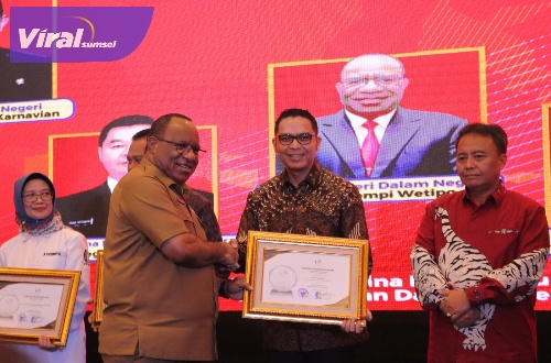 Kepala Dinas Kominfo Provinsi Sumsel, H. Achmad Rizwan S.STP.MM dalam Rakortekbang di Hotel Borobudur, Jakarta, Selasa (28/2/2023). Foto : viralsumsel.com/win