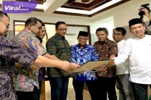 Dukungan kepada Anies Baswedan Semakin Kokoh: Nasdem, Demokrat, dan PKS Teken Piagam Koalisi. Foto : ist