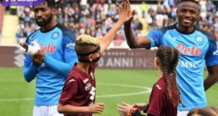 Para pemain Napoli siap hadapi AC Milan. Foto : ig napoli
