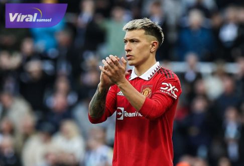 Defender Manchester United Lisandri Martinez usai kalah lawan Newcastle United, Foto : igmu