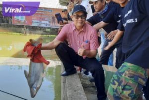 Lomba Mancing bertajuk “Heri Amalindo Menuju Sumsel 1”, bertempat di Kolam BSI Sport Center, pada minggu siang (2/4/2023). Foto : viralsumsel.com/ril