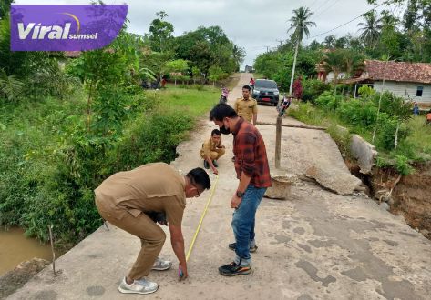Jembatan Desa Mulyo Rejo Sungai Lilin Rehab Total di Tahun Anggaran 2024. Foto : viralsumsel.com/dev