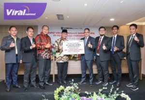 Pj Bupati Muba Apriyadi dalam Rapat Umum Pemegang Saham (RUPS) PT Petro Muba Perseroda Tahun Buku 2022, Jumat (14/4/2023) di Hotel Excelton Palembang. Foto : viralsumsel.com/dev