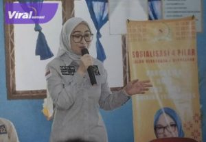 Anggota DPDRI Amaliah Sobli S.KG, M.B.A kembali melakukan Sosialisasikan Empat Pilar Berbangsa dan Bernegara. Foto : viralsumsel.com/ion