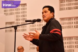 Ketua Umum PSSI Erick Thohir dalam hari jadi PSIS ke-93. Foto : pssi