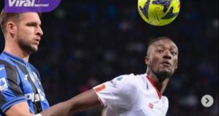 Pertandingan Atalanta vs AS Roma di ajang Liga Italia. Foto : igroma
