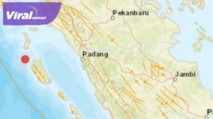 Gempa bumi di Kepulauan Mentawai Sumbar potensi tsunami. Foto : bmkg