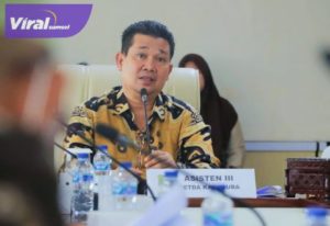 Asisten Administrasi Umum Setda Muba Drs Syafaruddin MSi memimpin langsung Rakor usulan kebutuhan PPPK Muba. Foto : viralsumsel.com/dev
