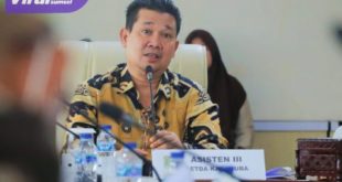 Asisten Administrasi Umum Setda Muba Drs Syafaruddin MSi memimpin langsung Rakor usulan kebutuhan PPPK Muba. Foto : viralsumsel.com/dev