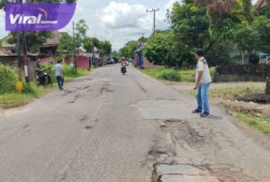 arga melalui Call Emergency 112 Terkait Jalan Rusak dan Berlubang. Foto : viralsumsel.com/dev