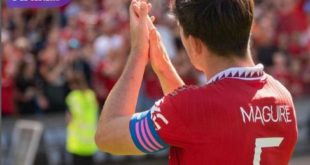 Kapten dan bek tengah Manchester United Harry Maguire. Foto : igMaguire