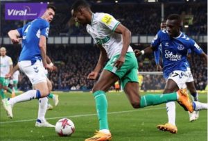 Newcastle United berhasil permalukan Everton dengan pesta gol 4-1 di Stadion Goodison Park (Liverpool), Inggris, Jumat (28/4/2023) dini hari tadi. Foto : ignufc