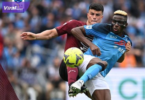 Pertandingan Napoli vs Salernitana. Foto : net