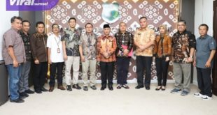 Pj Bupati Muba Drs H Apriyadi MSi menerima Jajaran PT Medco Energi E&P Grissik Ltd di Ruang Rapat Bupati Muba, Jumat (31/3/2023). Foto : viralsumsel.com/dev