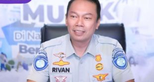 Rivan Purwanto Direktur Utama PT Jasa Raharja. Foto : Viralsumsel/ Nto