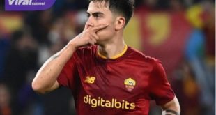 Penyerang AS Roma Stephan El Shaarawy selebrasi usai cetak gol ke gawang Sampdoria dengan skor akhir 3-0 di laga pekan ke-28 Serie A (Liga Italia), Minggu (3/4/2023). Foto : igasroma