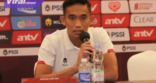 Bek tengah Tim Nasional (Timnas) Indonesia U-22, Rizky Ridho. Foto : pssi