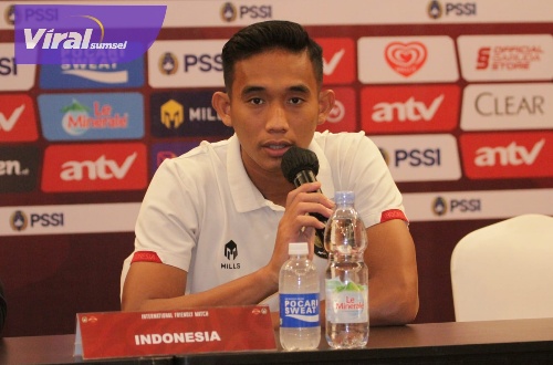 Bek tengah Tim Nasional (Timnas) Indonesia U-22, Rizky Ridho. Foto : pssi