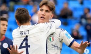 Tim Nasional (Timnas) U-20 Italia melaju ke 16 Besar Piala Dunia U-20 2023 Argentina. Foto : igfifa