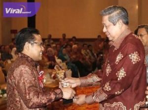 Muhaimin Iskandar Ketua Umum PKB saat jumpa SBY Ketua MPP Partai Demokrat. Foto : ist
