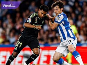 Pertandingan Real Sociedad vs Real Madrid . Foto : igmadrid