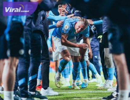 Penyerang Manchester City, Erling Haaland usai laga kontra West Ham United. Foto : city
