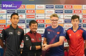 Tim Nasional (Timnas) Indonesia U-22 bakal menghadapi Vietnam pada laga semifinal SEA Games 2023. Foto : pssi