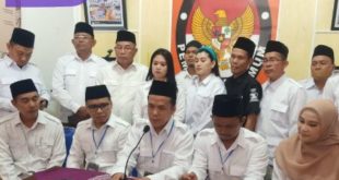 Mantan Wabup dan Mantan Ketua DPRD OKI Ikut Nyaleg dari Gerindra OKI. Foto : viralsumsel.com/mal