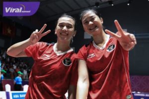 Ganda Putri Ciptakan All Indonesian Final SEA Games 2023. Foto : pbsi