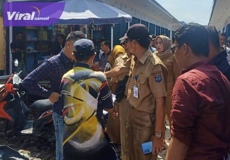 Pasar Kayuagung Rubah Tampilan, 225 Kios dan Los Bakal Diperbaiki. Foto : viralsumsel.com/fir