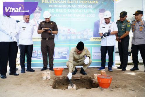 Pemkab Muba Bangun Gedung IGD dan ICU RSUD Sungai Lilin. Foto : viralsumsel.com/dev
