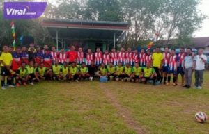 Legend 99 Sambut Hangat Kehadiran Persipra Allstar. Foto : viralsumsel.com/mal
