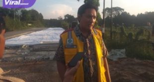 PPK 3.3 Balai Besar Pelaksana Jalan Nasional (BBPJN) V Wilayah Sumsel, Surya Perdana. Foto : viralsumsel.com/mal