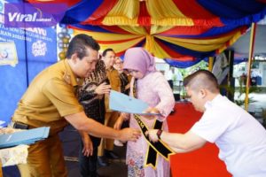 Pemkab Muba Hadiri Pelepasan Siswa-siswi Kelas IX SMP Negeri 5 Sekayu, Jangan Nodai dengan Narkoba. Foto : viralsumsel.com/dev