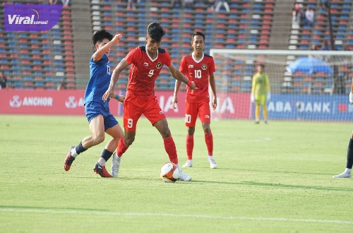 Striker Timnas Indonesia Ramadhan Sananta siap hadapi Myanmar di laga kedua SEA Games 2023. Foto : pssi