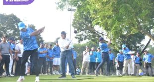 Wagub Mawardi Yahya buka Golf Open Tournamen Jadi Ajang Eratkan Silahturahmi Pegolf. Foto : viralsumsel.com/nto