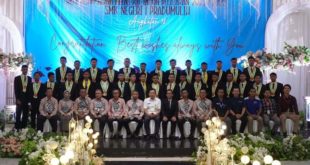Walikota Prabumulih, Ir. H Ridho Yahya, MM menghadiri acara pelepasan para siswa dan siswi SMK Negeri 01 Prabumulih di hall 1 Siang Malam Kota Prabumulih. 03/05/2023. Foto : viralsumsel.com/mal