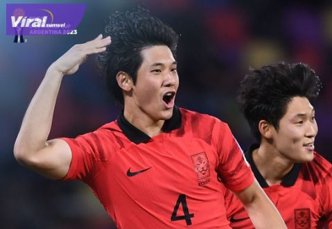 Timnas U-20 Korsel melaju ke perempat final usai kalahkan Ecuador pada pertandingan 16 besar Piala Dunia U-20. Foto : igfifa