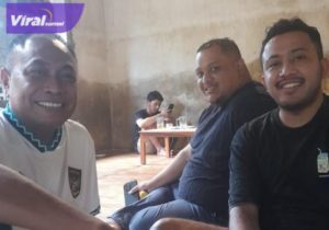 Kas Hartadi jumpa bos Borneo FC Nabil Husein Said Amin di Yogyakarta, Foto : ist