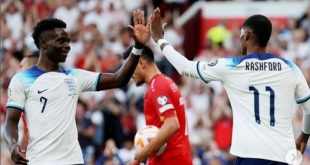 Inggris Bantai Makedonia Utara dengan skor 7-0. Foto : ig